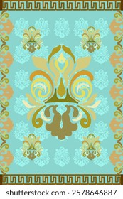 Abstract flora, Geometric Ethnic traditional seamless,Knitting,Navajo Native American Indian, tribal, traditional, 

