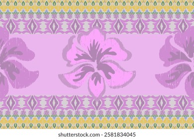 Abstract flora, Geometric Ethnic traditional seamless,Knitting,Navajo Native American Indian, tribal, traditional, 