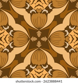 Abstract flora, Geometric Ethnic traditional seamless,Knitting,Navajo Native American Indian, tribal, traditional, pattern design for carpet, print, wrap, decorative, illustration, Fabric, Wallpaper, 