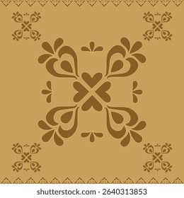 Abstract flora, Geometric Ethnic traditional seamless,Knitting,Navajo Native American Indian, tribal, traditional