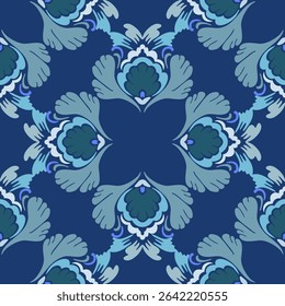 Abstract flora, Geometric Ethnic traditional seamless,Knitting,Navajo Native American Indian, tribal, traditional, pattern design for carpet, print, wrap, decorative, illustration, Fabric, Wallpaper, 