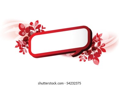 abstract flora speech bubbles 05