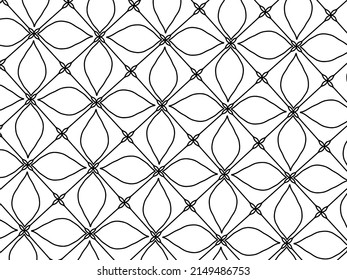 Abstract flora vector illustrations pattern background.