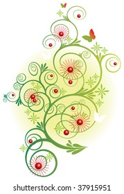 abstract floral