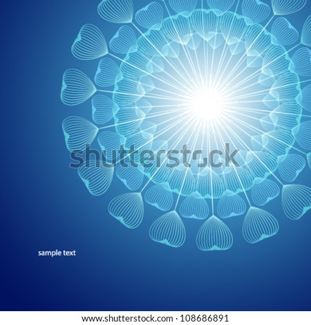 abstract floral air background.