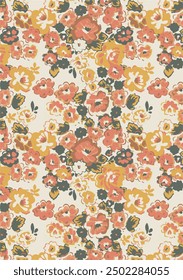  abstract, floral, all over print, seamless pattern, hand drawn, background, illustration, vector, artwork.
