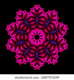 Vector de fondo de arte floral abstracto