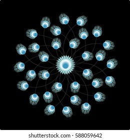Abstract Floral Art Background Vector Illustration EPS10
