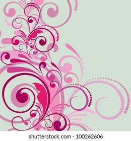 Abstract floral background