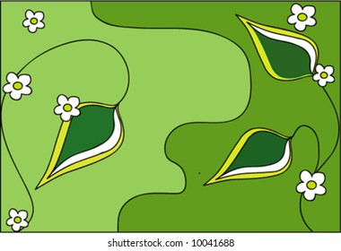 abstrakter floraler Hintergrund