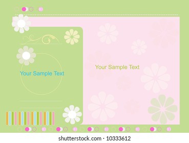 Abstract Floral Background