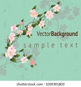 Abstract floral background
