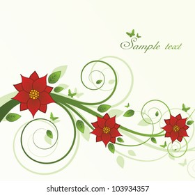abstract floral background