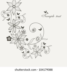 abstract floral background