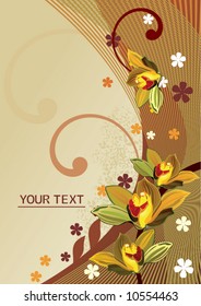 Abstract Floral background
