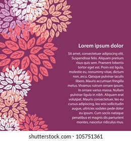 abstract floral background