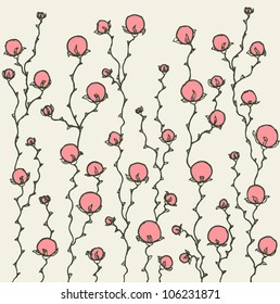Abstract floral background