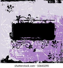 Abstract floral background