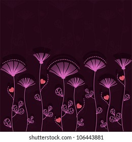 Abstract floral background