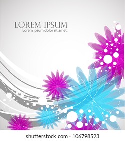 abstract floral background