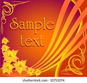 Abstract floral background