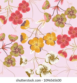  abstract floral background.