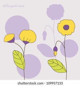 abstract floral background