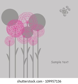 abstract floral background