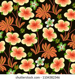 abstract floral background.
