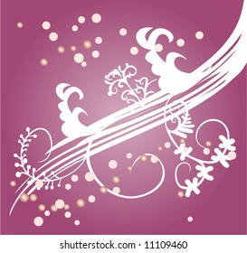 Abstract floral background
