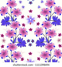  abstract floral background.