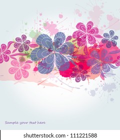 Abstract floral background