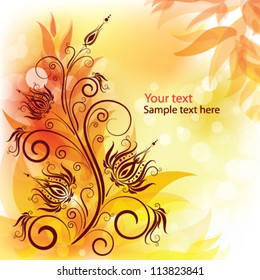 abstract floral background