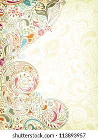 Abstract Floral Background