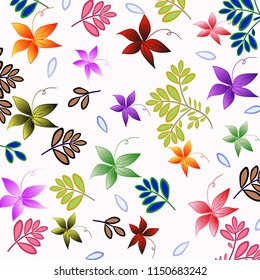  abstract floral background.