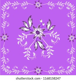  abstract floral background.