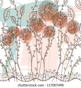 Abstract floral background