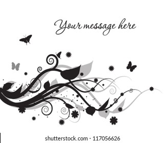 Abstract floral background.