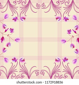  abstract floral background.