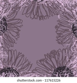 Abstract floral background