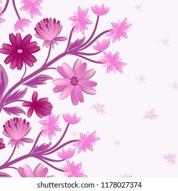  abstract floral background.