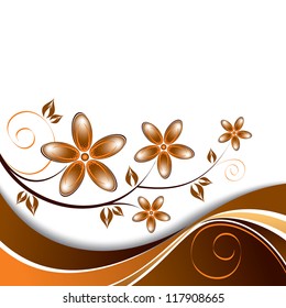 Abstract Floral Background.