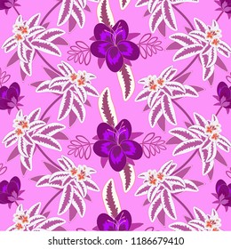  abstract floral background.