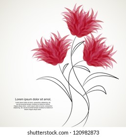 abstract floral background