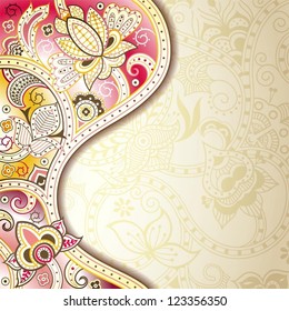 Fundo floral abstrato