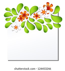 Abstract floral background