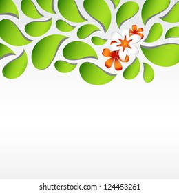 Abstract floral background