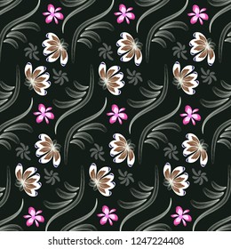 abstract floral background.