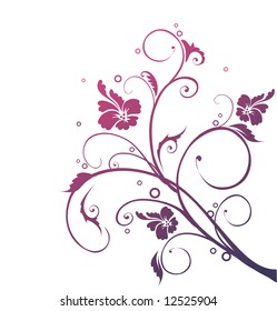 Abstract floral background