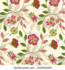 abstract floral background.